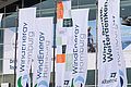 WindEnergy Hamburg 2024 - Flags at the Central Entrance