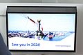 WindEnergy Hamburg 2024 - escelator with "See you screen"